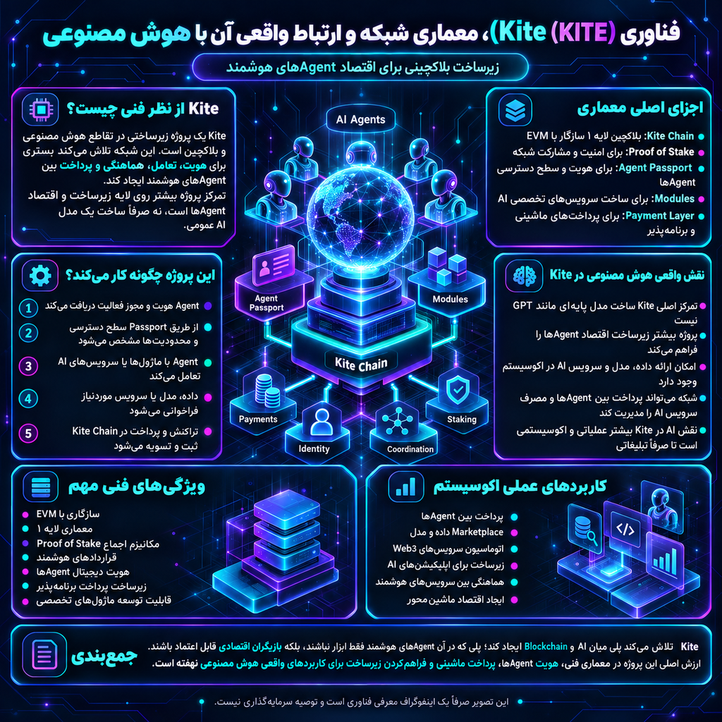 فناوری Kite (KITE)، معماری شبکه و ارتباط واقعی آن با هوش مصنوعی