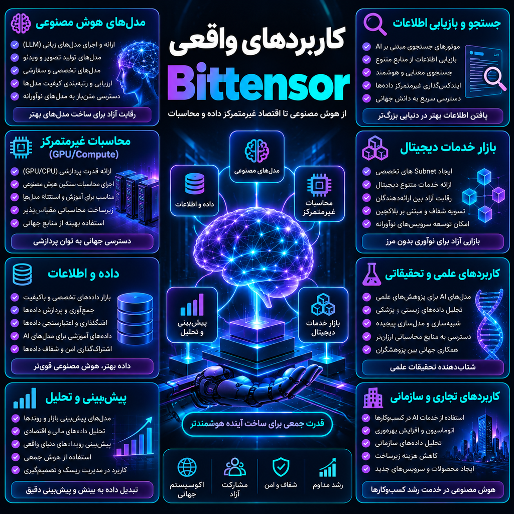 کاربردهای واقعی Bittensor