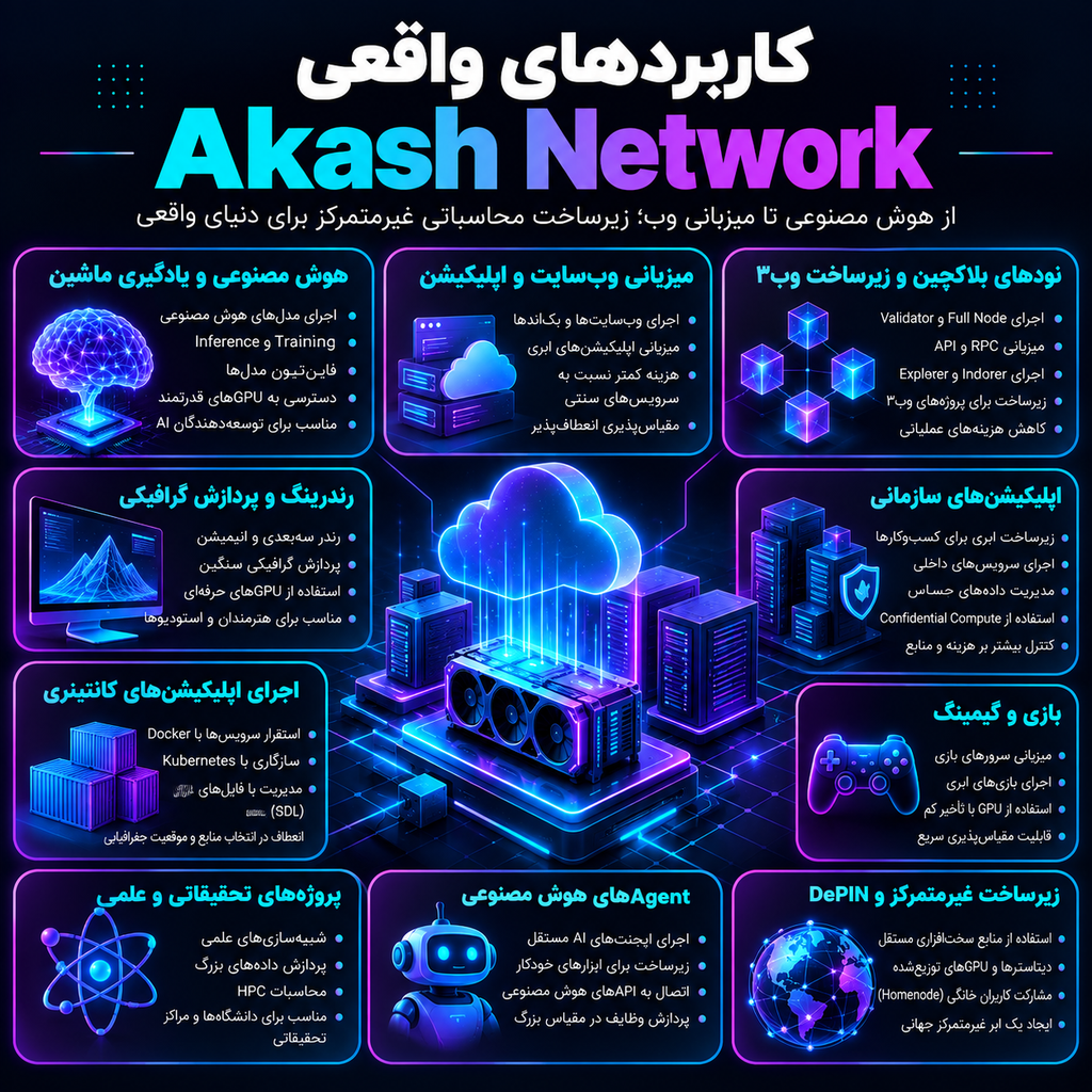 کاربردهای واقعی Akash Network